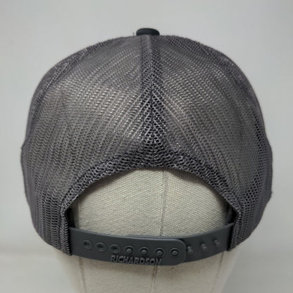 Premier Snapback Trucker Hat Gray One Size Adjustable Mesh Back Richardson