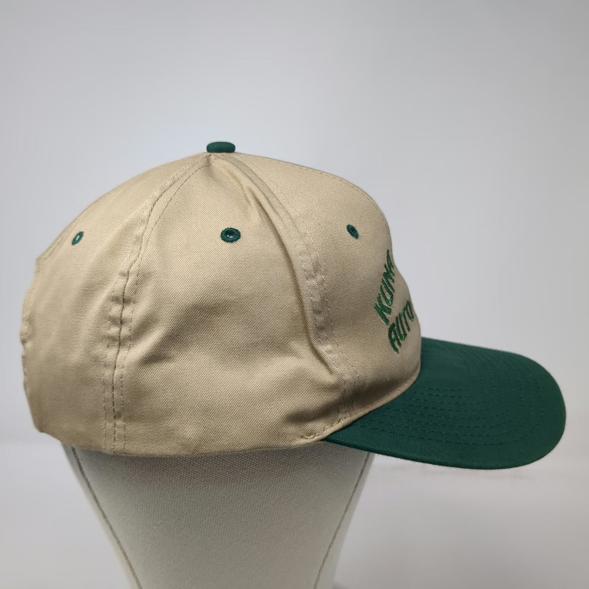 Nissun Cap Snapback Hat Beige Green One Size Embroidered Kuna Auto Mart