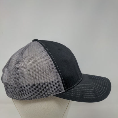 Fusion Snapback Mesh Back Trucker Hat Black One Size Richardson