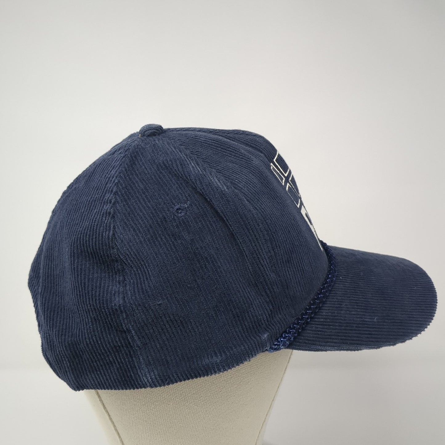 Rohr Snapback Hat Blue One Size Adjustable Corduroy Rope 6 Panel Mohr's