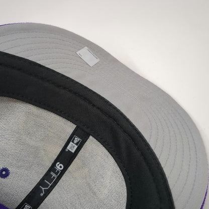 New Era Los Angeles Lakers NBA Snapback Purple One Size Hat Wool Structured Brim