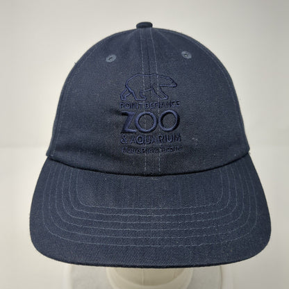 Point Defiance Zoo & Aquarium Slideback Hat Blue OS Adjustable Embroidered