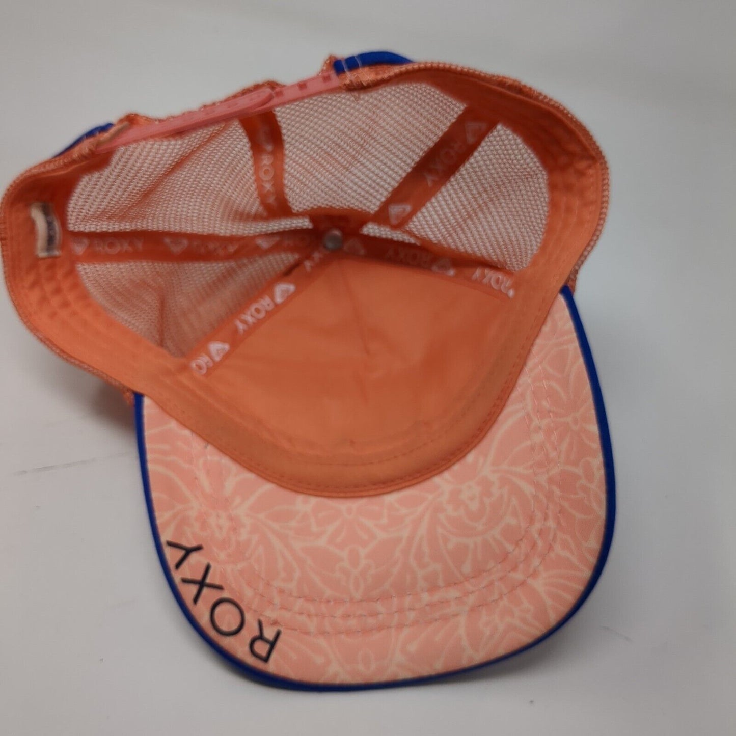 Roxy Surf Snapback Mesh Back Trucker Hat Multi One Size Colorblock