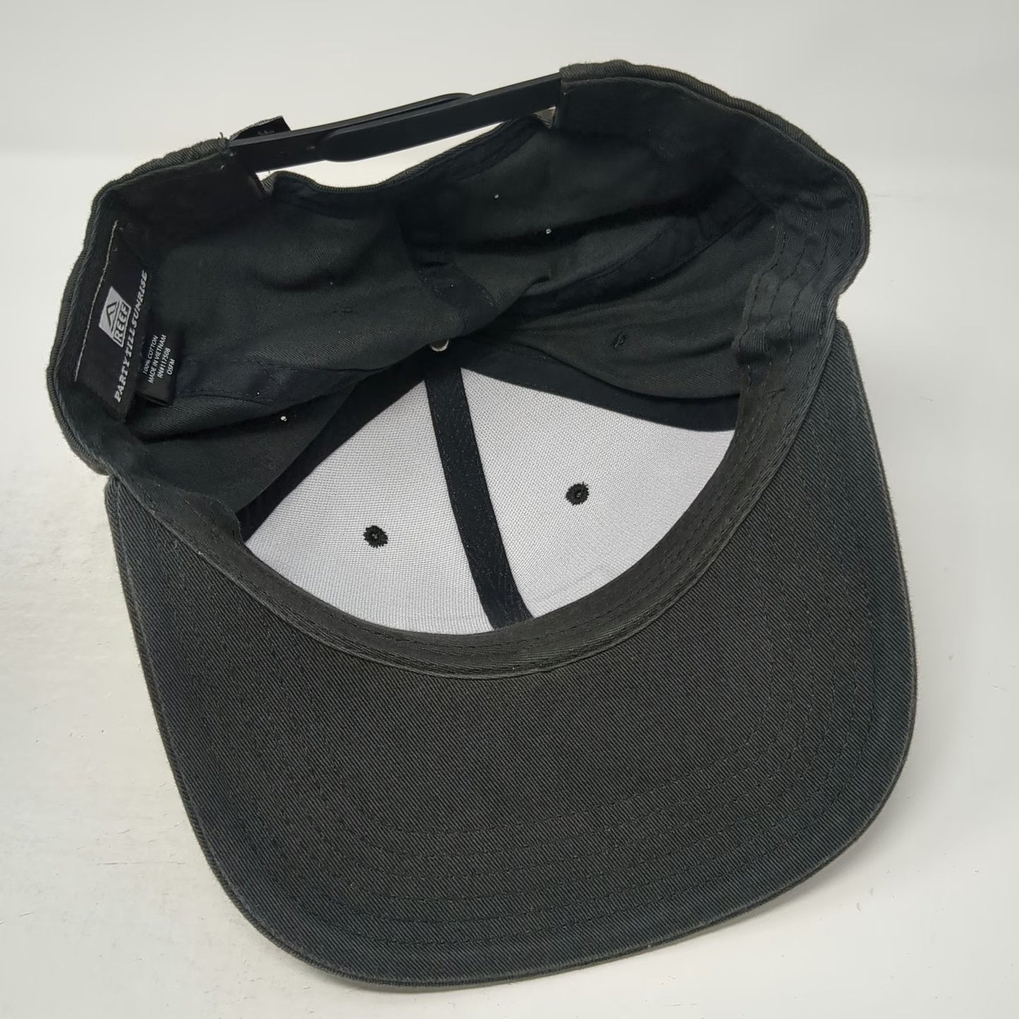 Reef Snapback Gray One Size Hat Cotton Patch 84 Structured Logo Surf Beach Life