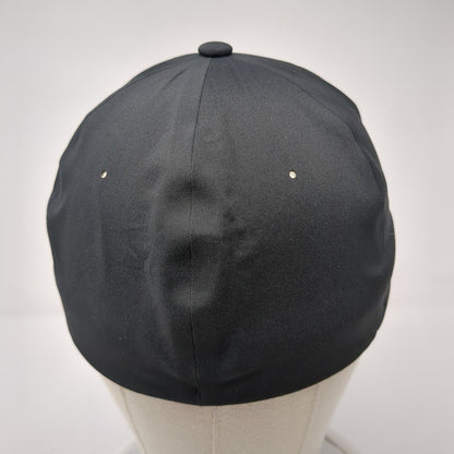 New Age Wraps Custom Vehicle Fitted Hat Black S/M Embroidered Flexfit Delta