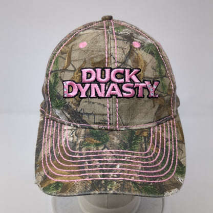 Duck Dynasty Strapback Hat Camouflage OS Adjustable Distressed Paramount Outdoor