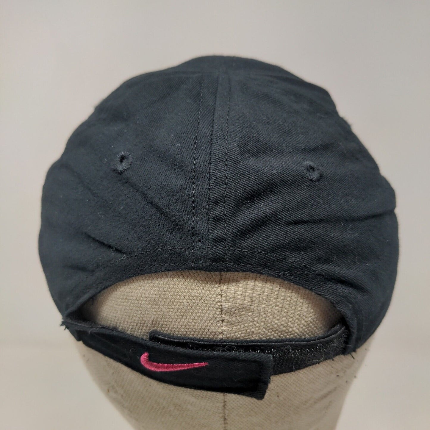 Nike Girl's Toddler Hat Black Adjustable Embroidered Swoosh Logo