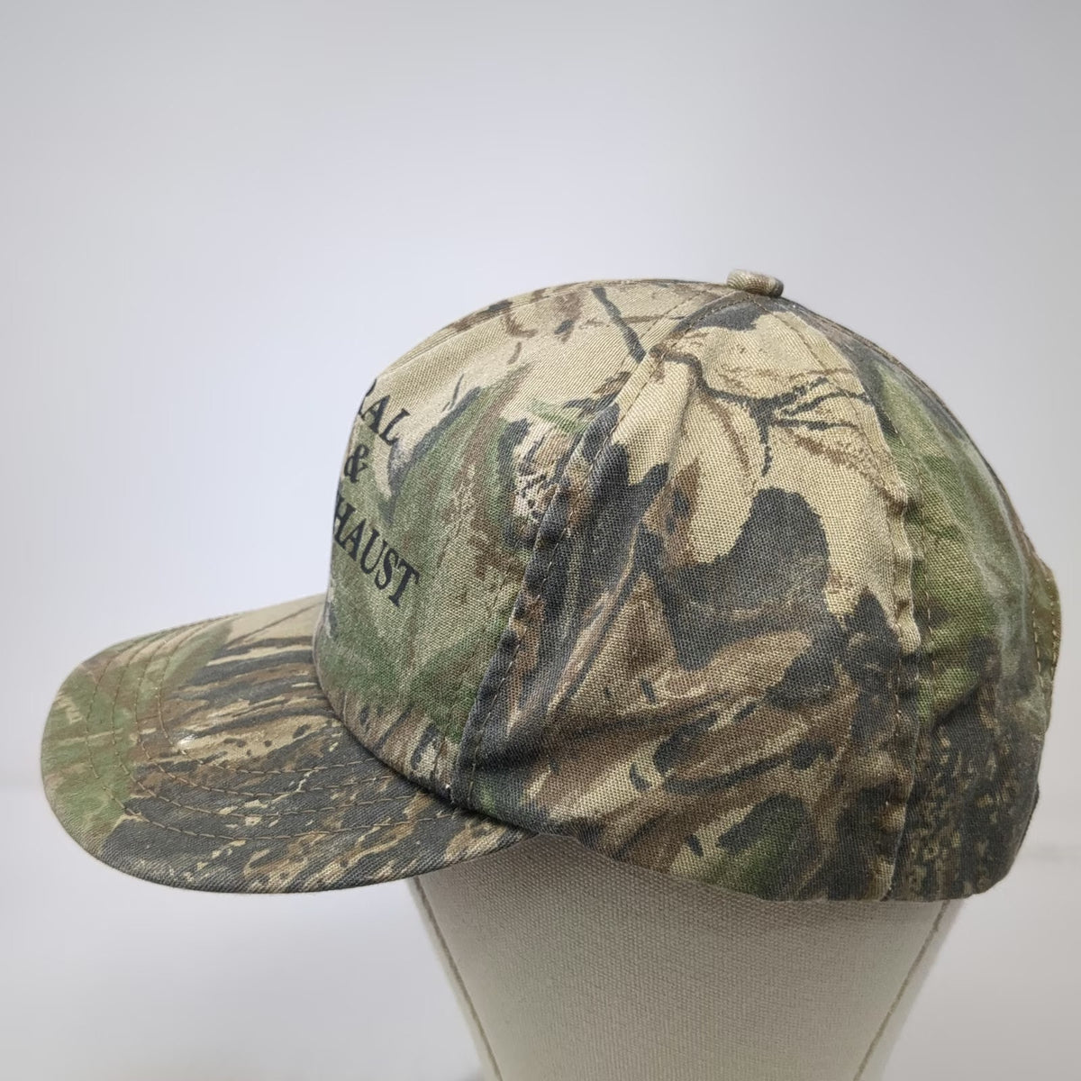 5 Panel Green One Size General Car Exhaust Realtree Camo Snapback hat Automotive