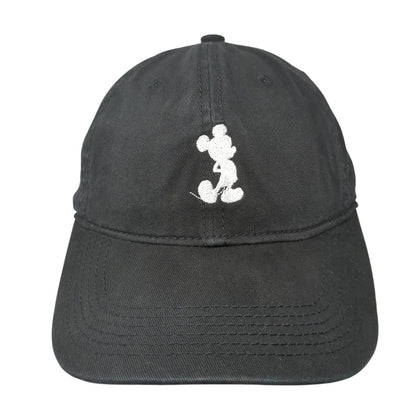 Disney Mickey Mouse Slideback Hat Black One Size Adjustable Embroidered