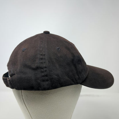 Port Authority Baseball Cap Black OSFM Strapback Lightning Bolt Band Logo Hat