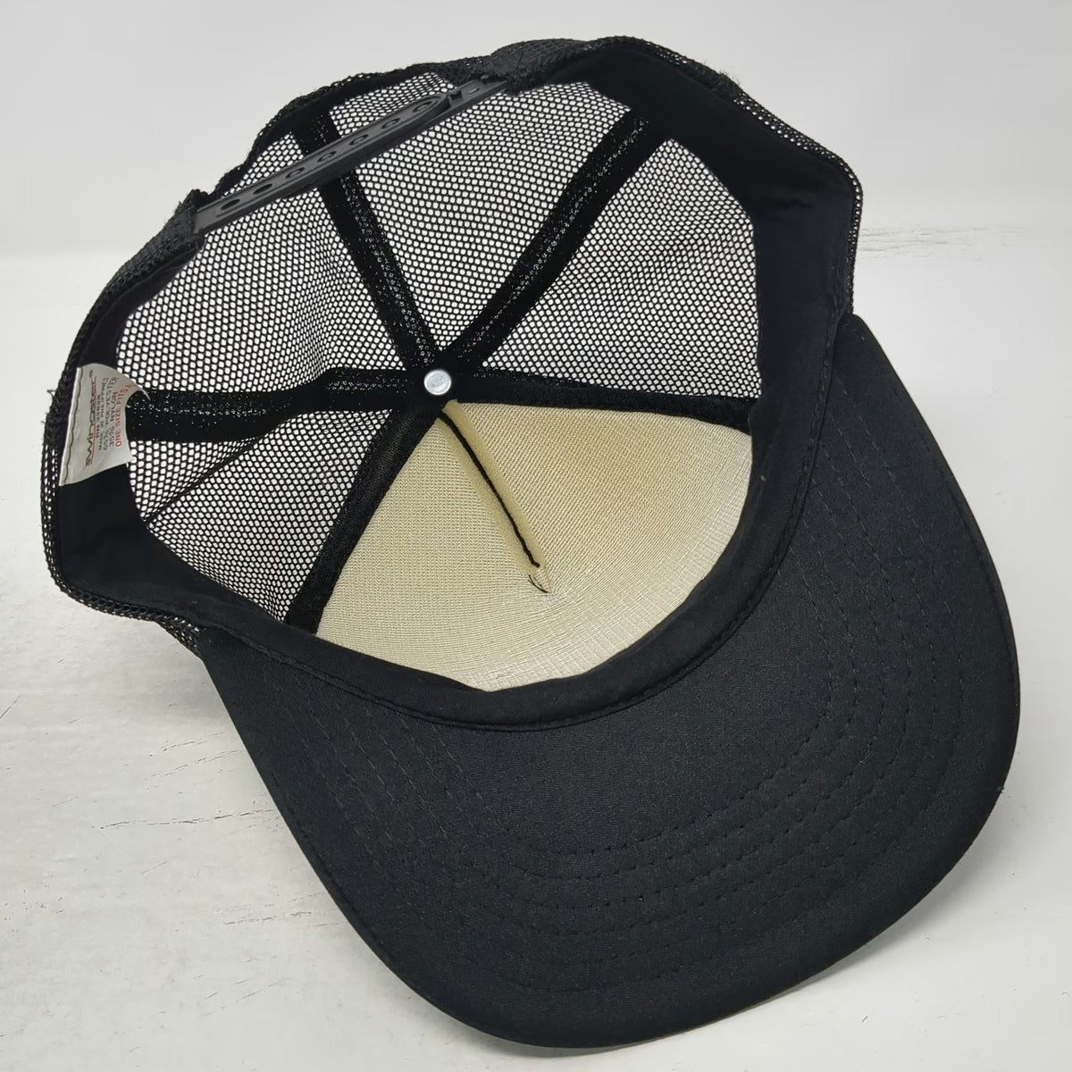 Swingster Trucker Hat Black One Size Havoline Racing Texaco Mesh Snapback