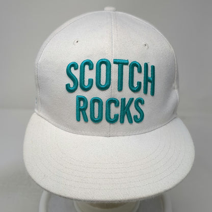 The Glenlivet Baseball Cap White One Size Scotch Rocks Snapback Acrylic hat
