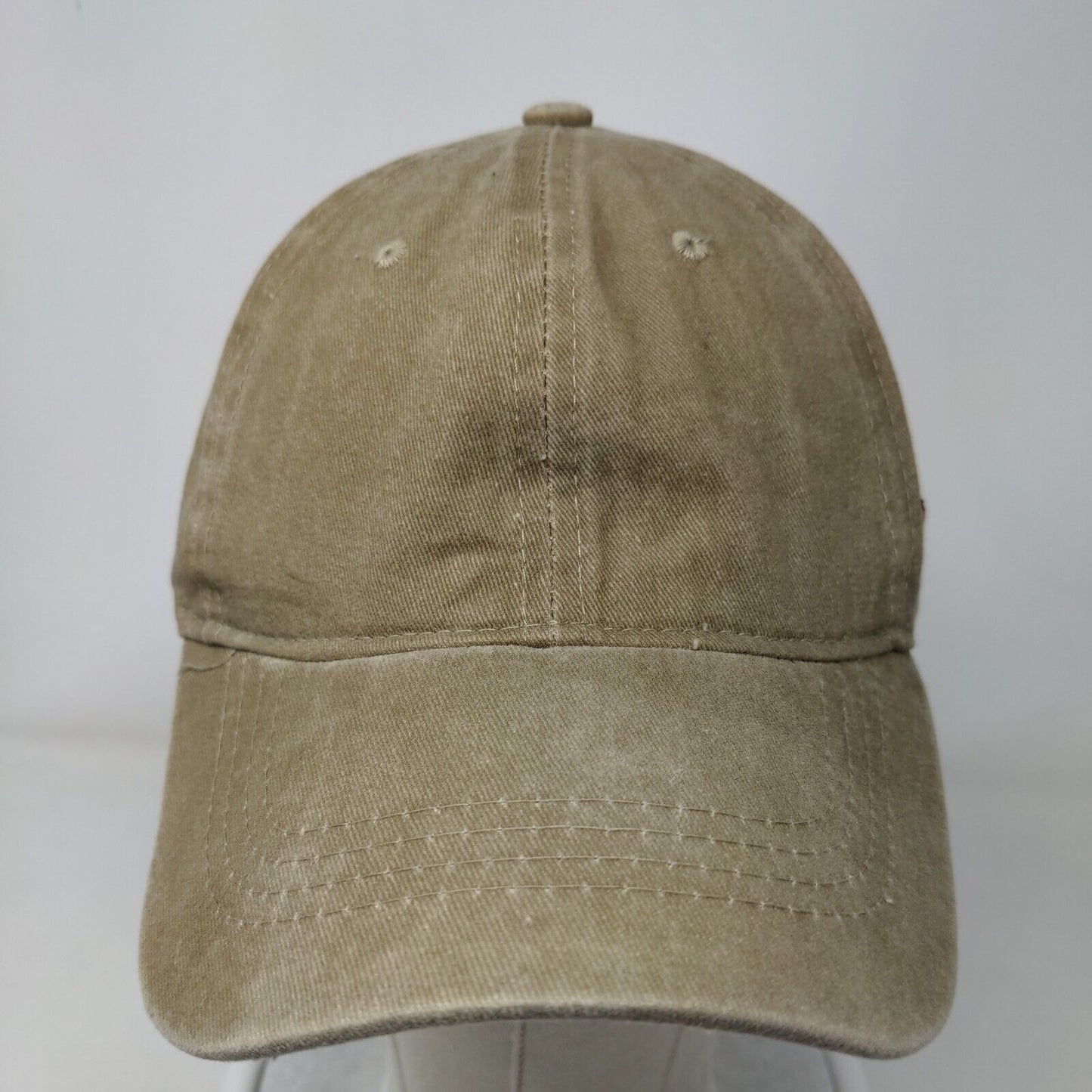 Oops! Slideback Hat Tan One Size Embroidered Adjustable 6 Panel
