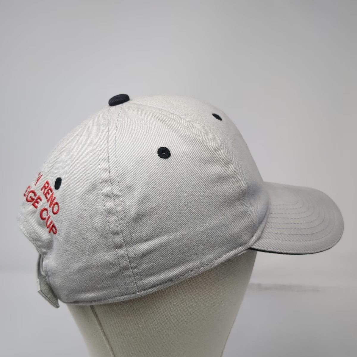 Senior Softball USA Hat Gray Baseball Cap One Size Rock n Reno Challenge Cup