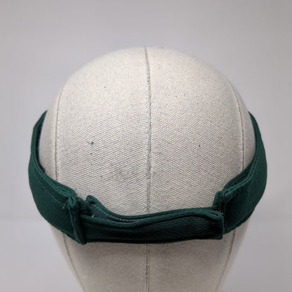 Sport-Tek Golf Sun Visor Hat Green One Size Adjustable Lightweight Blank
