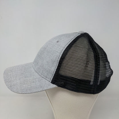 Tractor Supply co Men's Snapback Mesh Back Hat Gray Black OSFM 3D Logo