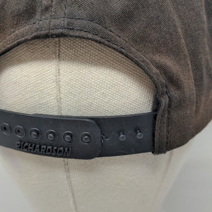 LGCY All In Snapback Hat Black One Size Adjustable Vent Holes Richardson