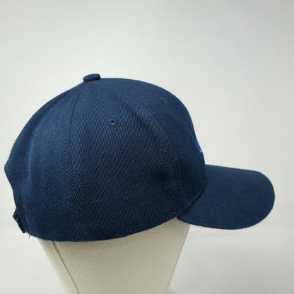 dnata Baseball Cap Blue One Size Strapback 6 Panel Acrylic Logo Aviation hat