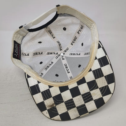 Valerie Thompson Racing Trucker Hat White One Size Signed Snapback Checkerboard