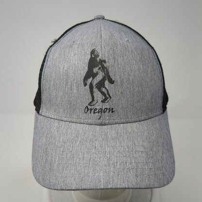 Oregon Snapback Trucker Hat Gray One Size Adjustable Mesh Back Big Accessories