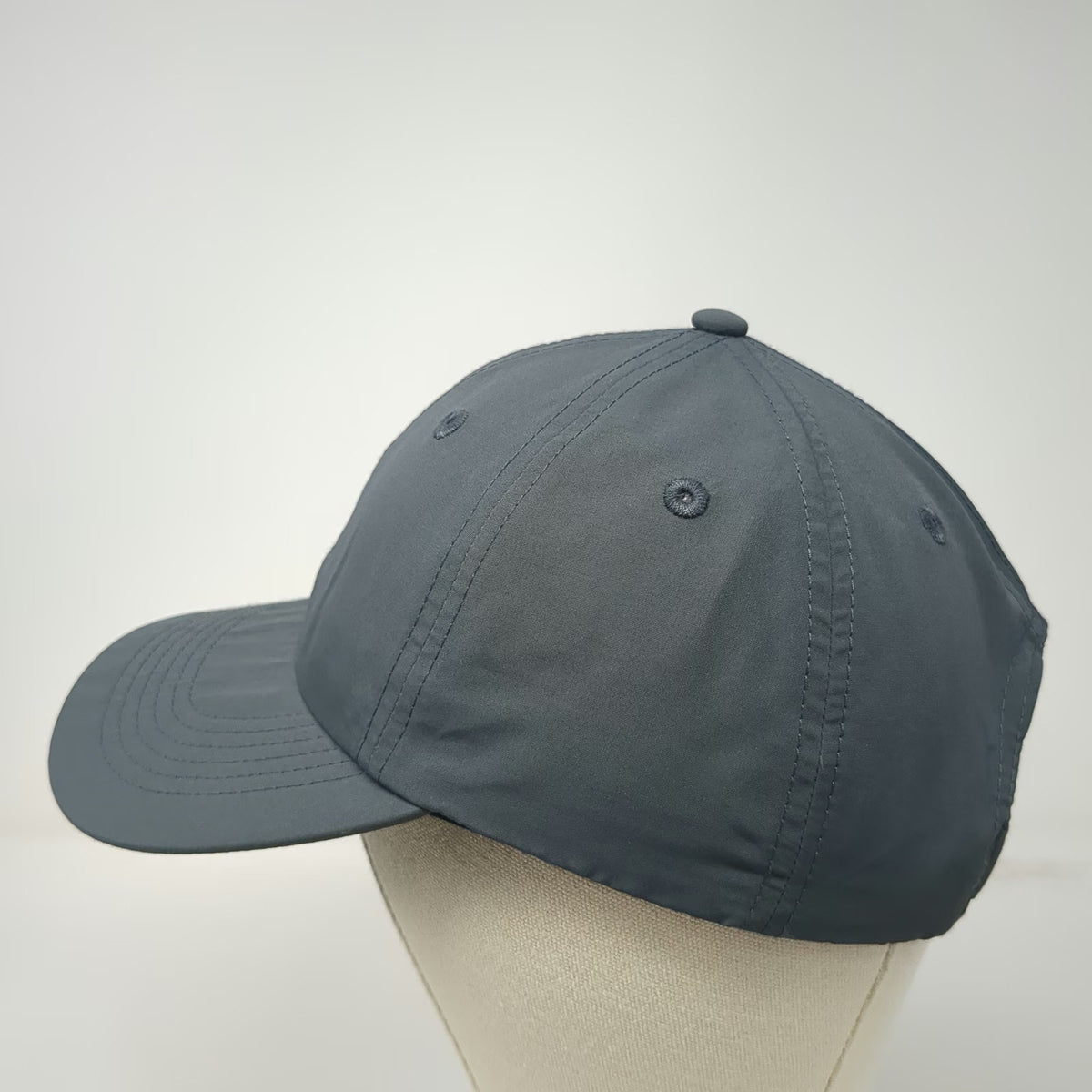 Eddie Bauer Baseball Cap Gray One Size Strapback Embroidered Logo Polyester Hat