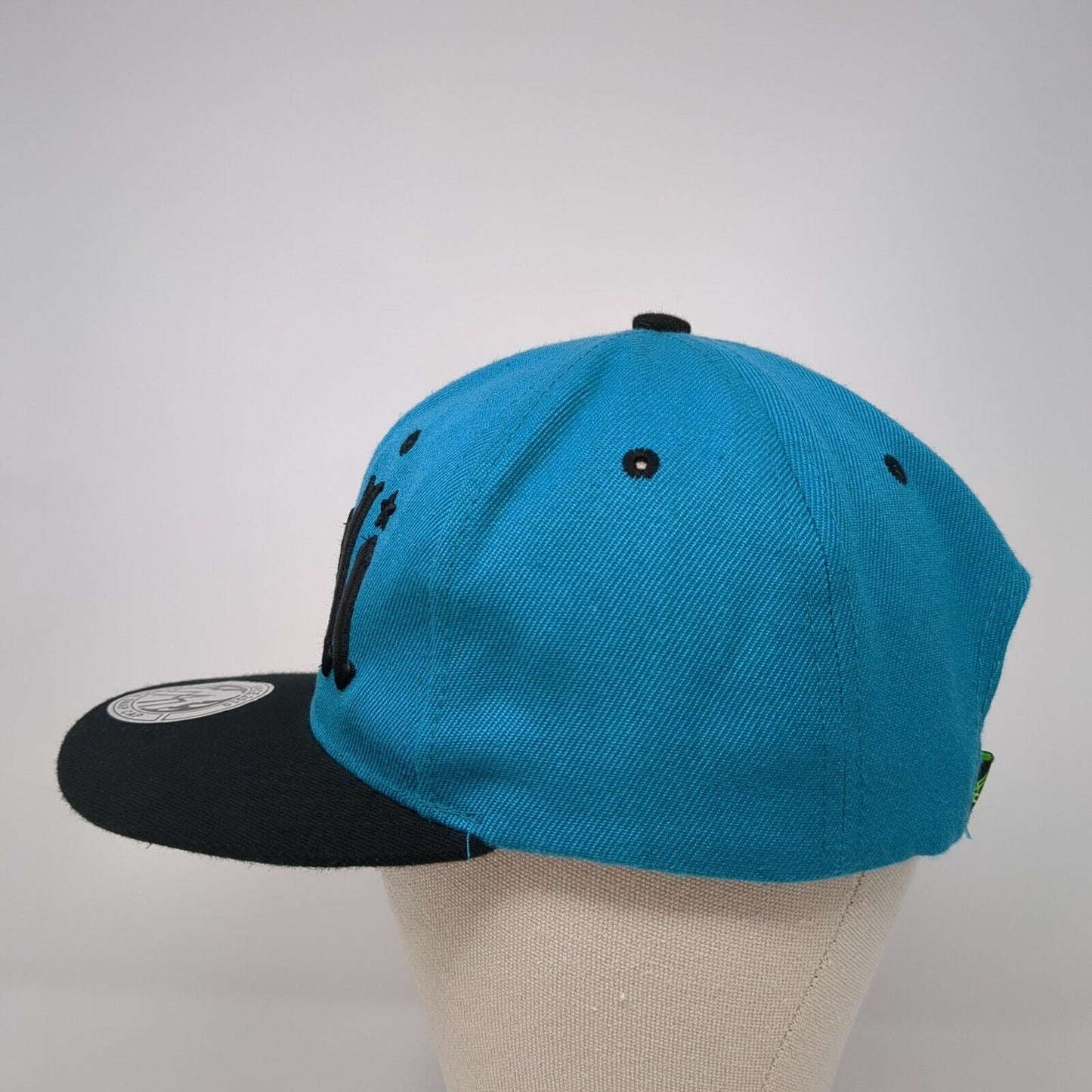 Cali Snapback Hat Blue One Size Adjustable Colorblock America 6 Panel