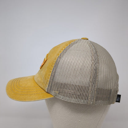California Slideback Trucker Hat Yellow One Size Adjustable Mesh Back 6 Panel