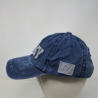 Lucky Slideback Hat Blue One Size Live Laugh Love Embroidered 6 Panel