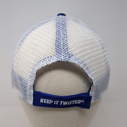 Hard Ice Tea Twisted Tea Snapback Trucker Hat Blue OS Adjustable Mesh Back