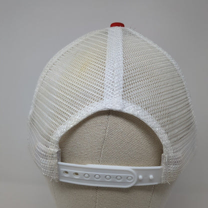 ATYPQL Wiffle Project 3662 Field Snapback Trucker Hat Red OS Adjustable Mesh