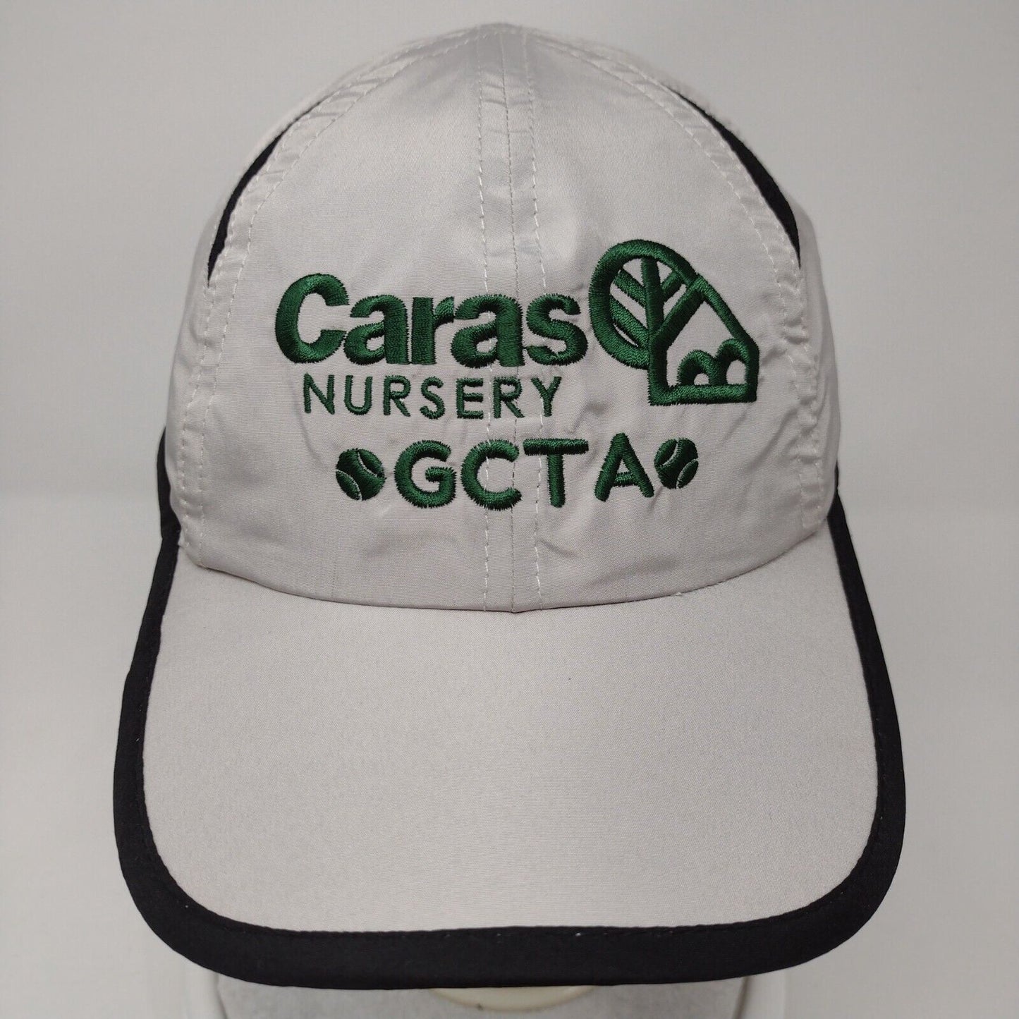 Caras Nursery GCTA Strapback Hat Gray OSFM Adjustable Embroidered