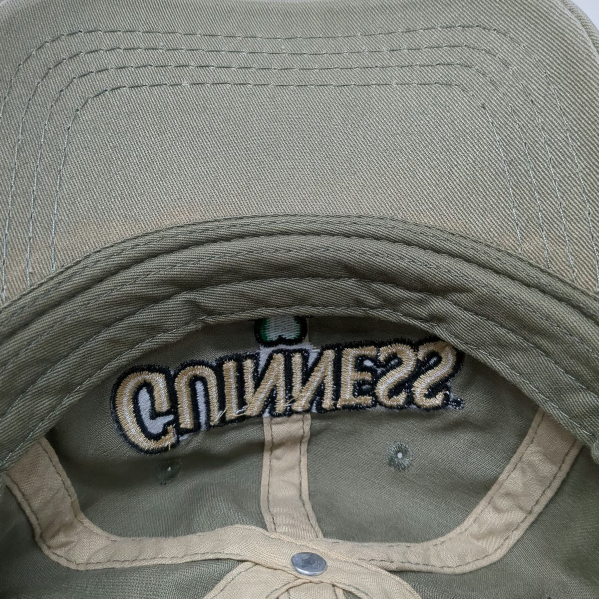 Guinness Baseball Cap Green One Size Snapback Shamrock Signature Irish Beer Hat