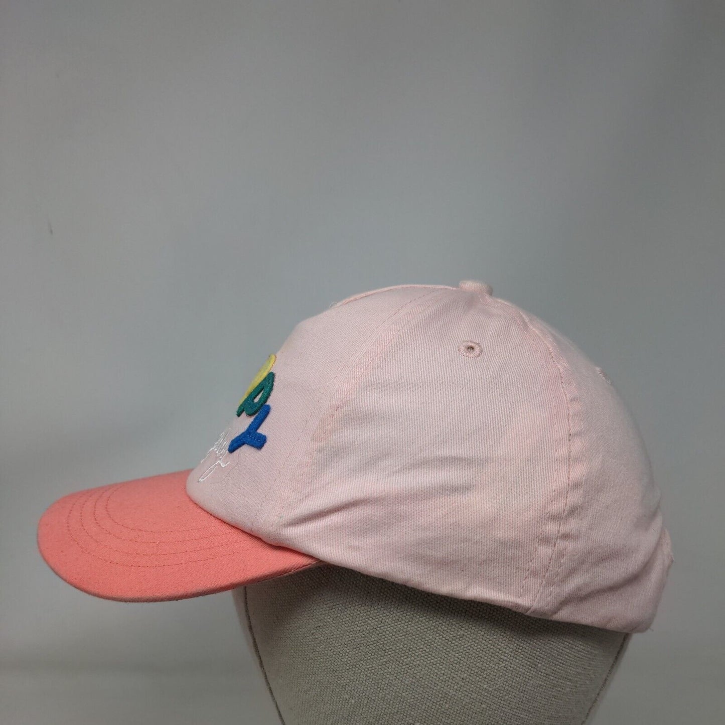 Happy Everyday Kids Strapback Hat Pink 4-8 Years Adjustable Embroidered H&M
