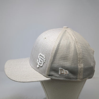 San Francisco Giants MLB New Era Trucker Hat Beige One Size 9SEVENTY Snapback