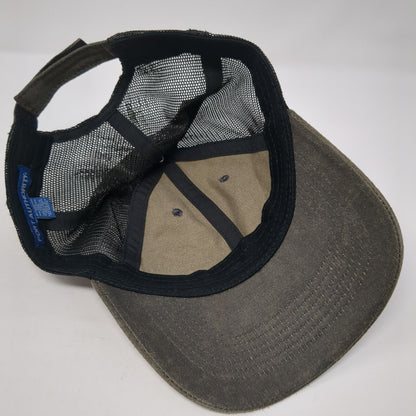 Vikings The Fight Is What Feed Us Trucker Hat Gray OS Mesh Back Port Authority