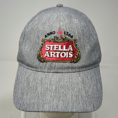 Quake City Caps Stella Artois Beer Logo Gray Baseball Cap One Size Slideback Hat