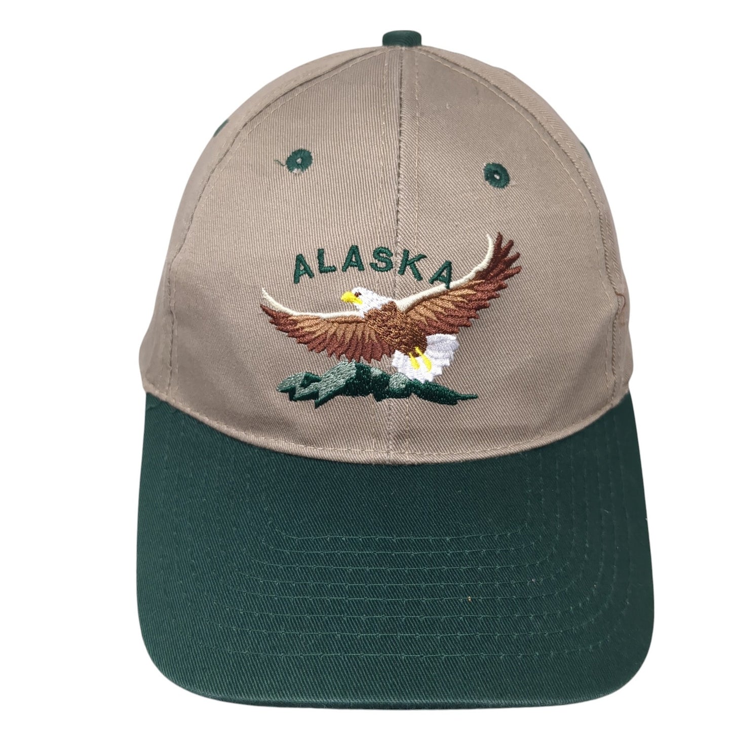 Alaska Bald Eagle Snapback Hat Multi One Size Embroidered Colorblock