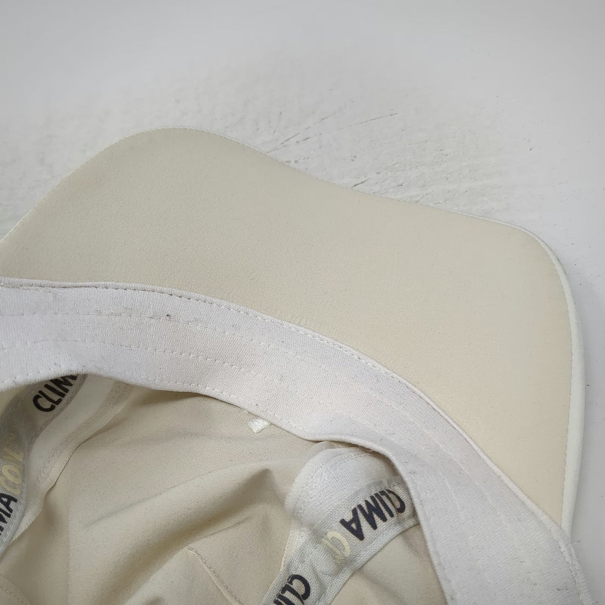 adidas Baseball Cap Beige L/XL ClimaCool Mesh Strapback Embroidered Logo hat