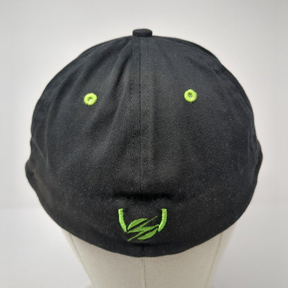 ION Electric Ice Augers Fitted Baseball Cap Black Large Lightweight Embroidered