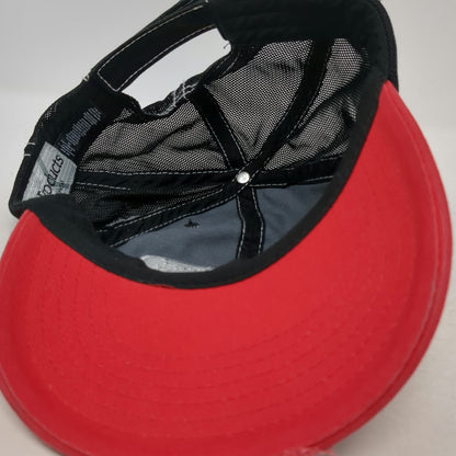 K-Products Baseball Cap Gray Red OSFM Western Trailers Semi Truck Mesh Logo Hat