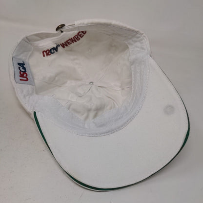 USGA Men's Slideback Hat White OSFM 2017 U.S. Open Erin Hills Embroidered Logo