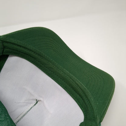 Bass Pro Shops Snapback Trucker Hat Green OS Adjustable Mesh Back Gone Fishing