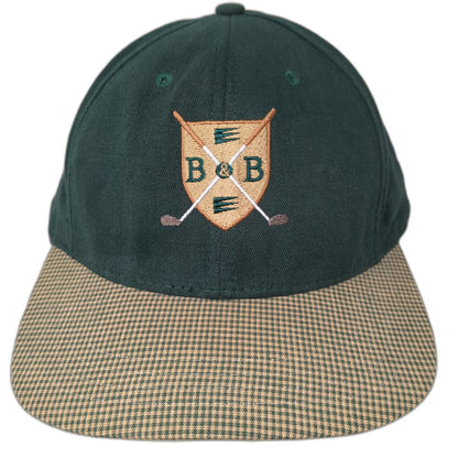 American Dry Goods Baseball Cap Green One Size Golf Logo Boole USA Slideback Hat