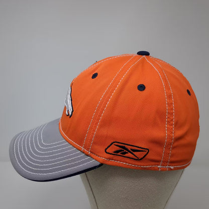 Reebok Denver Broncos NFL Cap Orange Gray One Size Embroidered Logo Stretch Fit