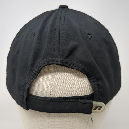 Russell Athletic Baseball Cap Black One Size Contrast Stitching Strapback Hat