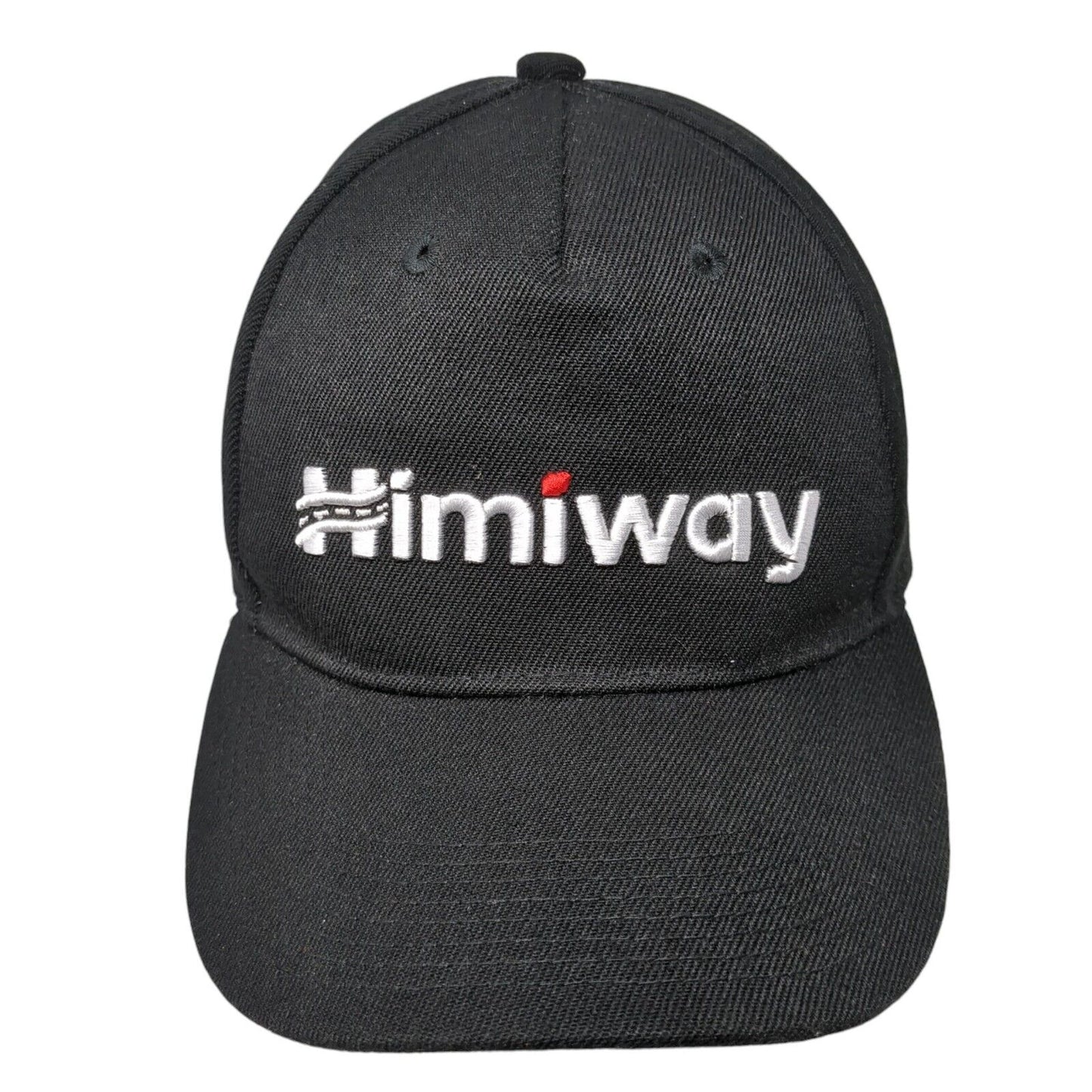 Himiway Snapback Hat Black One Size Solid Embroidered Adjustable