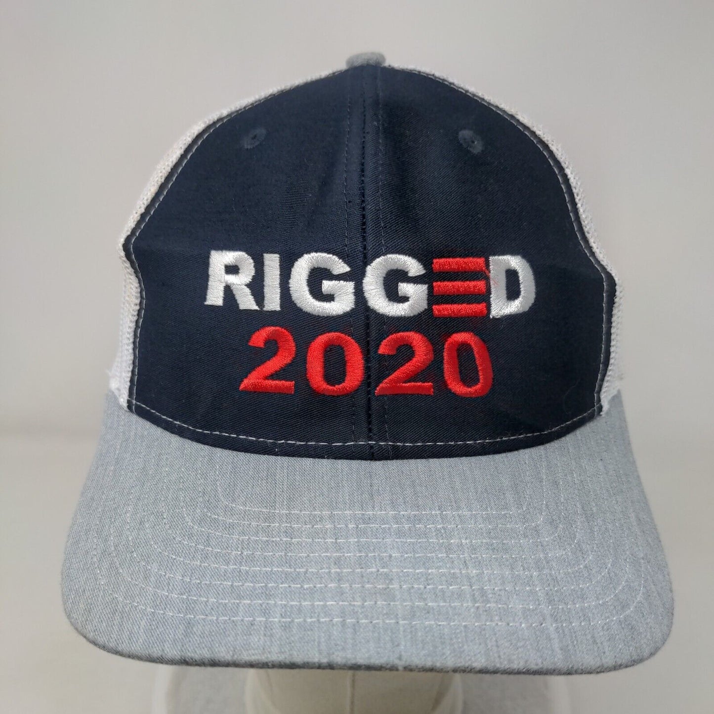 Rigged 2020 Snapback Mesh Back Trucker Hat Multi One Size Embroidered