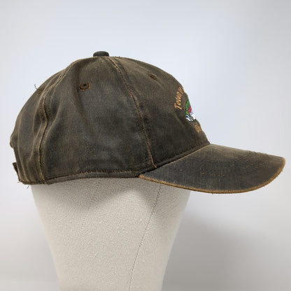 Legacy Baseball Cap Brown One Size Teton Valley Lodge Embroidered Trout Hat