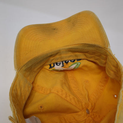 Nelson Slideback Hat Yellow One Size Adjustable Embroidered 6 Panel