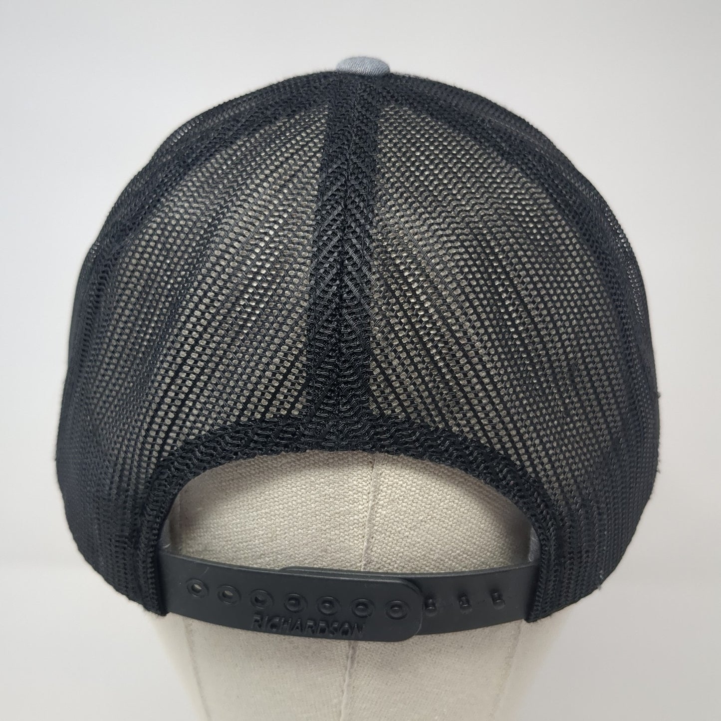 Silver Creek Snapback Trucker Hat Gray One Size Adjustable Mesh Back Richardson